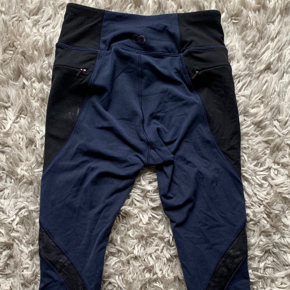 CALIA Black and Blue Leggings